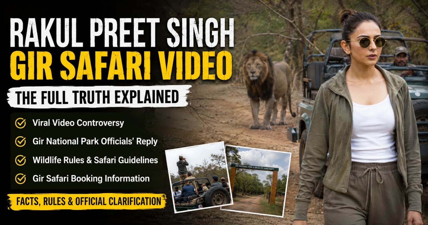 Rakul Preet Singh Gir Safari Video Explained